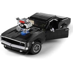 Mould King 10028 Dodge Charger Fast And The Furious Dom's Charger Technic Vintage Muscle Car 1439Pcs Building Blocks Kids Toy Mould King 10028 Dodge Charger Fast And The Furious Dom's Charger Technic Vintage Muscle Car Building Blocks Kids Toy