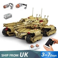 Mould King 20011 Mammoth Tank Panzer MKII Technic With Remote Control Building Blocks
