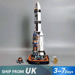 NASA Space Rocket JAKI JK8501 Project Dawn Semi Mechanical Building Blocks Kids Toy
