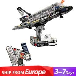NASA Space Shuttle Discovery JAKI 8502 Hubble Telescope Semi Mechanical Building Blocks Kids Toy