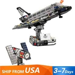 NASA Space Shuttle Discovery JAKI 8502 Hubble Telescope Semi Mechanical Building Blocks Kids Toy