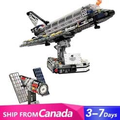 NASA Space Shuttle Discovery JAKI 8502 Hubble Telescope Semi Mechanical Building Blocks Kids Toy