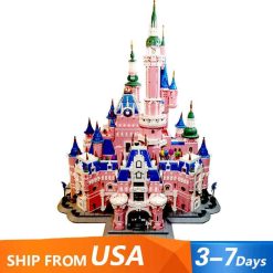 PANLOS Pink Castle 613003 Disney Princess Ideas Creator Building Blocks Kids Toy