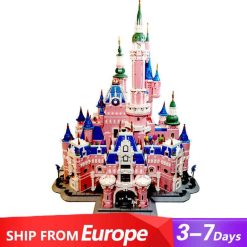 PANLOS Pink Castle 613003 Disney Princess Ideas Creator Building Blocks Kids Toy