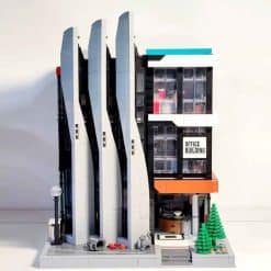 PINBAO 7702 The Office Building Boss on top Nova Town Street View 3711Pcs Modular Building Blocks Kids Toy PINBAO 7702 The Office Building Boss on top Nova Town Street View Modular Building Blocks