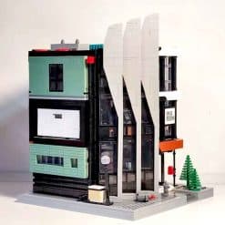 PINBAO 7702 The Office Building Boss on top Nova Town Street View 3711Pcs Modular Building Blocks Kids Toy PINBAO 7702 The Office Building Boss on top Nova Town Street View Modular Building Blocks