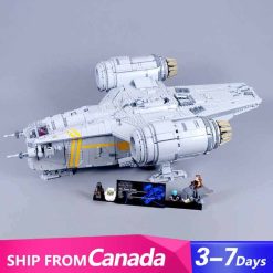 Star Wars Mandalorian Razor Crest 75331 UCS Space Ship KING 5331 Building Blocks Kids Toy