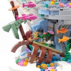 The Little Mermaid Royal Clamshell 43225 Ideas Creator 1808Pcs Building Blocks Kids Toy 68009 The Little Mermaid Royal Clamshell 68009 Ideas Creator Building Blocks