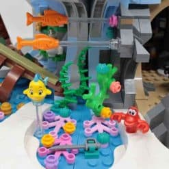 The Little Mermaid Royal Clamshell 43225 Ideas Creator 1808Pcs Building Blocks Kids Toy 68009 The Little Mermaid Royal Clamshell 68009 Ideas Creator Building Blocks