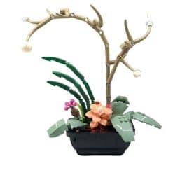 White Orchid Flower JAKI JK29012 Phalaenopsis Ideas Creator Botanical 518Pcs Building Blocks Kids Toy White Orchid Flower JAKI JK29012 Phalaenopsis Ideas Creator Botanical Building Blocks Kids Toy
