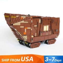 Star Wars Mandalorian Jawas Sandcrawler 75059 80038 Full Interior Building Blocks Kids Toy