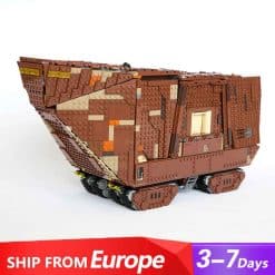 Star Wars Mandalorian Jawas Sandcrawler 75059 80038 Full Interior Building Blocks Kids Toy
