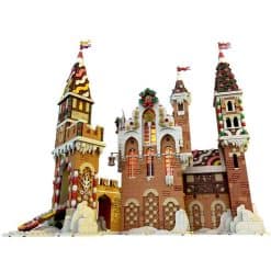 Gingerbread Winter Castle MOC-130576 Medieval Winter Castle Modular Building Blocks