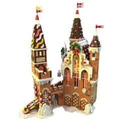 Gingerbread Winter Castle MOC-130576 Medieval Winter Castle Modular 3971Pcs Building Blocks Kids Toy Gingerbread Winter Castle MOC-130576 Medieval Winter Castle Modular Building Blocks