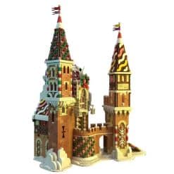 Gingerbread Winter Castle MOC-130576 Medieval Winter Castle Modular 3971Pcs Building Blocks Kids Toy Gingerbread Winter Castle MOC-130576 Medieval Winter Castle Modular Building Blocks