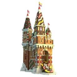 Gingerbread Winter Castle MOC-130576 Medieval Winter Castle Modular 3971Pcs Building Blocks Kids Toy Gingerbread Winter Castle MOC-130576 Medieval Winter Castle Modular Building Blocks
