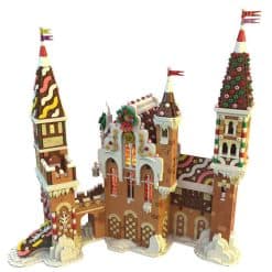 Gingerbread Winter Castle MOC-130576 Medieval Winter Castle Modular 3971Pcs Building Blocks Kids Toy Gingerbread Winter Castle MOC-130576 Medieval Winter Castle Modular Building Blocks