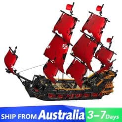 Mould King 13109 Pirates of the Caribbean Queen Anne’s Revenge Pirate Ship Building Blocks