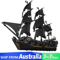Mould King 13111Pirates of the Caribbean Black Pearl Pirate Ship Building Blocks