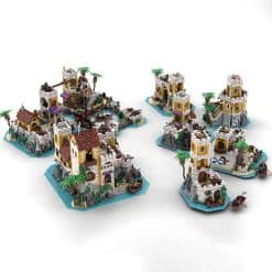 Pirates Of The Caribbean Pirates Imperial Bundle Eldorado Barracuda Bay MOC-126967 Castle 14219Pcs Building Blocks Bricks Kids Toy Pirates Of The Caribbean Pirates Imperial Bundle Eldorado Barracuda Bay MOC-126967 Castle Building Blocks Bricks Kids Toy
