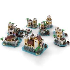 Pirates Of The Caribbean Pirates Imperial Bundle Eldorado Barracuda Bay MOC-126967 Castle 14219Pcs Building Blocks Bricks Kids Toy Pirates Of The Caribbean Pirates Imperial Bundle Eldorado Barracuda Bay MOC-126967 Castle Building Blocks Bricks Kids Toy