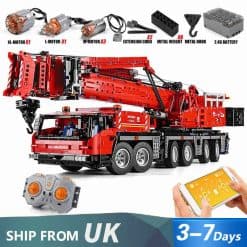 Mould King 17013 GMK Grove Mobile Crane Technic RC App control Building Blocks Kids Toy