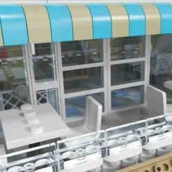 MORK 10209 Upside Down Cafe House Nova Town City Street View 3118Pcs Modular Building Blocks Kids Toy MORK 10209 Upside Down Cafe House Nova Town City Street View Modular Building Blocks Kids Toy
