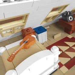 MORK 10209 Upside Down Cafe House Nova Town City Street View 3118Pcs Modular Building Blocks Kids Toy MORK 10209 Upside Down Cafe House Nova Town City Street View Modular Building Blocks Kids Toy