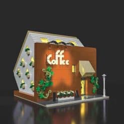 MORK 10209 Upside Down Cafe House Nova Town City Street View 3118Pcs Modular Building Blocks Kids Toy MORK 10209 Upside Down Cafe House Nova Town City Street View Modular Building Blocks Kids Toy