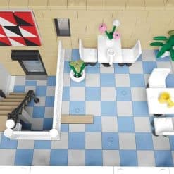 MORK 10209 Upside Down Cafe House Nova Town City Street View 3118Pcs Modular Building Blocks Kids Toy MORK 10209 Upside Down Cafe House Nova Town City Street View Modular Building Blocks Kids Toy