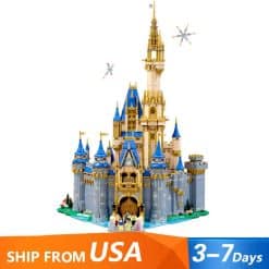 Disney Castle Princess 43222 71040 95658 Ideas Creator Expert Series Modular Building Blocks Bricks Kids Toy