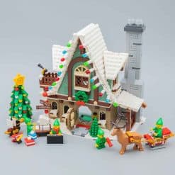 Elf Club House Winter Village 10275 77018 Ideas Creator Modular Building Blocks Bricks Kids Toy