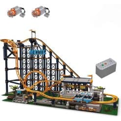 Mould King 11012 Loop Roller Coaster Ideas Creator with Motor Building Blocks Bricks