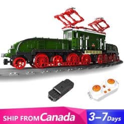 Mould King 12023 World Railway OBB 1189.08 Electric Locomotive Train Technic with RC Building Blocks Kids Toy