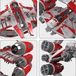 Mould King 21047 Interstellar Ring Fighter Star Wars Jedi Star Fighter Hyper Rings 6003Pcs Building Blocks Kids Toy Mould King 21047 Interstellar Ring Fighter Star Wars Jedi Star Fighter Hyper Rings Building Blocks