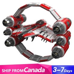 Mould King 21047 Interstellar Ring Fighter Star Wars Jedi Star Fighter Hyper Rings Building Blocks