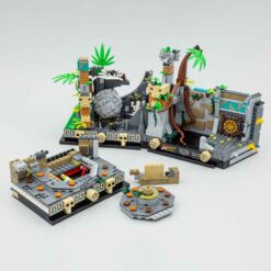 Indiana Jones Temple of the Golden Idol 77015 Ideas Creator Expert Series 1545Pcs Building Blocks Bricks Kids Toy 10091 Indiana Jones Temple of the Golden Idol 77015 10091 Ideas Building Blocks Bricks Kids Toy