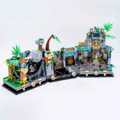 Indiana Jones Temple of the Golden Idol 77015 10091 Ideas Building Blocks Bricks Kids Toy
