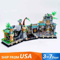 Indiana Jones Temple of the Golden Idol 77015 10091 Ideas Building Blocks Bricks Kids Toy