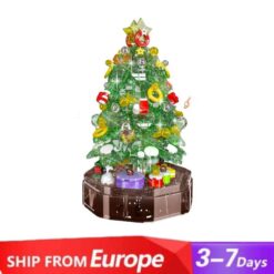 Mould King 10090 Christmas Tree 688Pcs Ornament Xmas Tree Toy Building Blocks Toys