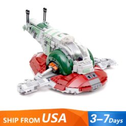 Star Wars Mandalorian Slave 1 Ship 20th Anniversary Edition 75243 Boba Fett 1007Pcs Building Blocks Bricks 10062