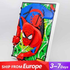 The Amazing Spider Man Pixel Art Canvas 31209 88010 31209 Marvel Ideas Creator Building Blocks