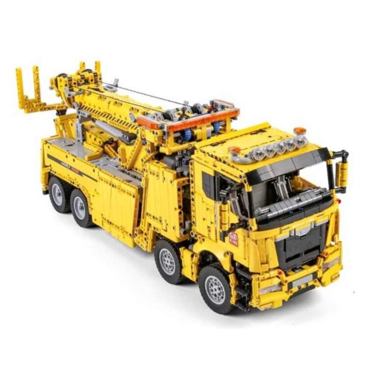 Camion Grue Mould King 17028 – 4883 Pièces | Télécommande 2,4 GHz Et Bluetooth | 7 Moteurs – Flèche 80 Cm | Batterie USB