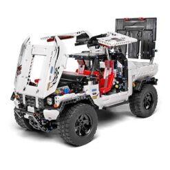 Mould King 18005 Silver Flagship Technic Custom Pick Up Off-Road Vehicle 2013Pcs Building Blocks Kids Toy Mould King 18005 Silver Flagship Technic Custom Pick Up Off-Road Vehicle 2013Pcs Building Blocks Kids Toy - Image 2