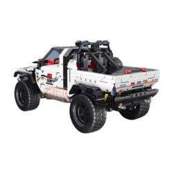 Mould King 18005 Silver Flagship Technic Custom Pick Up Off-Road Vehicle 2013Pcs Building Blocks Kids Toy Mould King 18005 Silver Flagship Technic Custom Pick Up Off-Road Vehicle 2013Pcs Building Blocks Kids Toy - Image 4