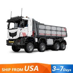 Mould King 19013 Pneumatic Dump Truck Technic Remote Control Construction Vehicle 5768Pcs Building Blocks Kids Toy