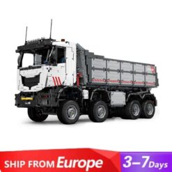 Mould King 19013 Pneumatic Dump Truck Technic Remote Control Construction Vehicle 5768Pcs Building Blocks Kids Toy