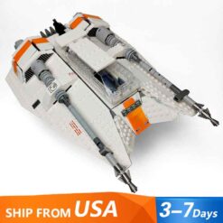 Jiestar 21802 Star Wars Mandalorian Snow Speeder Rebel Space Ship 10129 Building Blocks Kids Toy