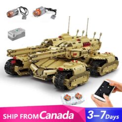 Mould King 20011 Mammoth Tank Panzer MKII Technic With Remote Control Building Blocks