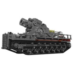 Mould King 20028 Karl Mortar Tank Military World War Technic With Remote Building Blocks Kids Toy